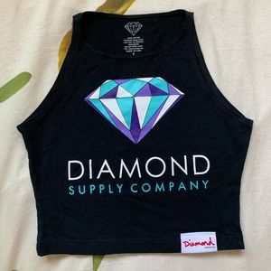 Diamond Supply Co. Cropped Tank Top